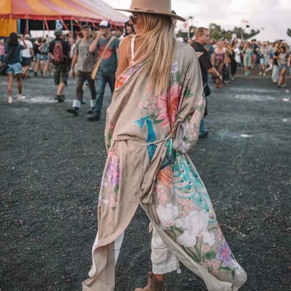 Restocking Soon Peacock Kimono